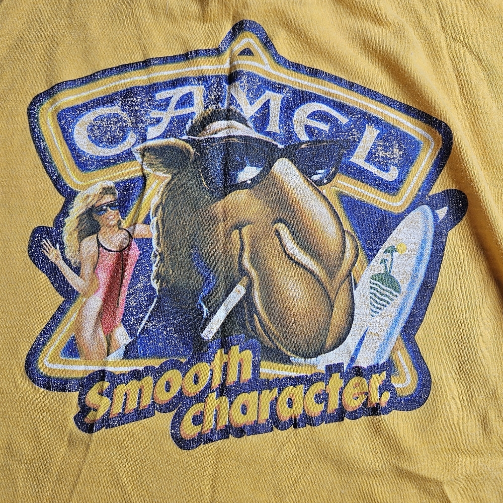 Joe Camel Smooth Character Vintage Tshirt Large Silkworm Tag Large Single Stitch